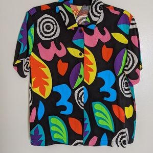 Stranger Things Eleven Girls Woven Button-Up Top